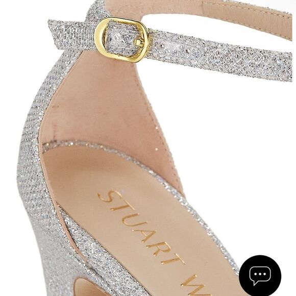 525.00 NIB Stuart Weitzman
Discoplatform Shimmery High-Heel Shoes 👠 37 - Picture 4 of 6